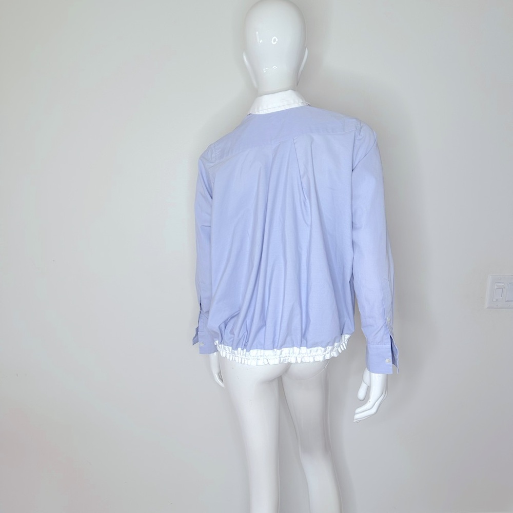 Sacai Luck Trapeze Blouse Toggle Detail - Picture 4 of 14